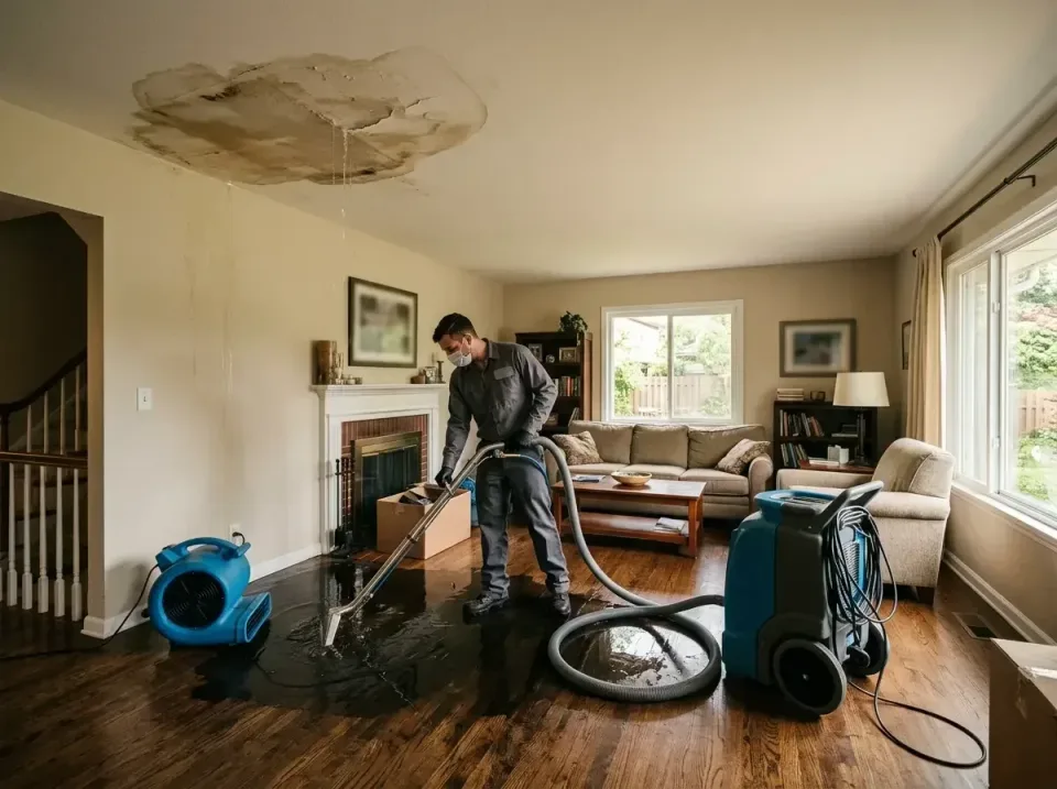 attic-pipe-burst-ceiling-drip-008 — frequently asked questions, Water Damage Restoration & Carpet Care in Folsom, PA